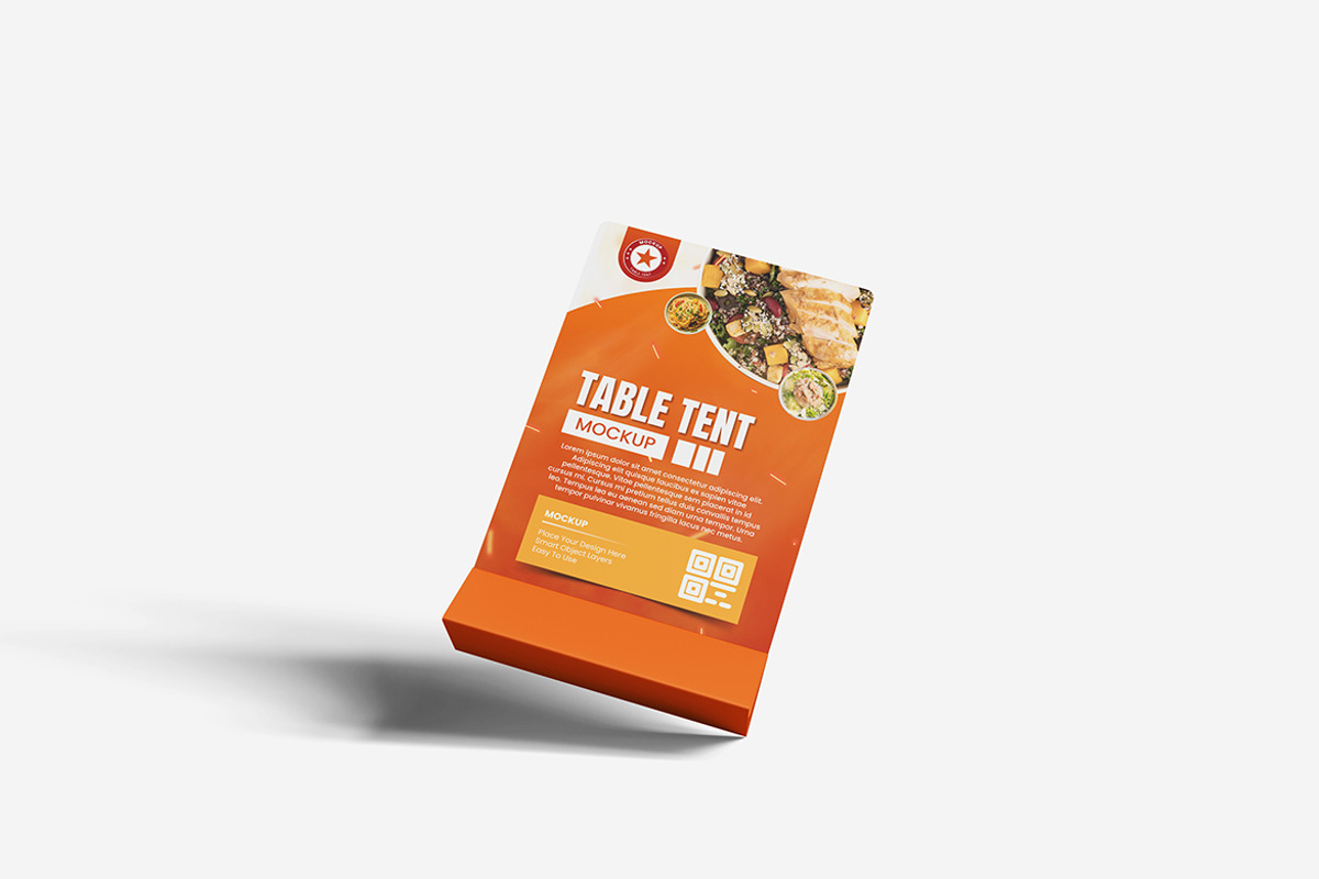 Table Tent Mockup, an Advertising Mockup by bimockup (Photo 3 of 6)