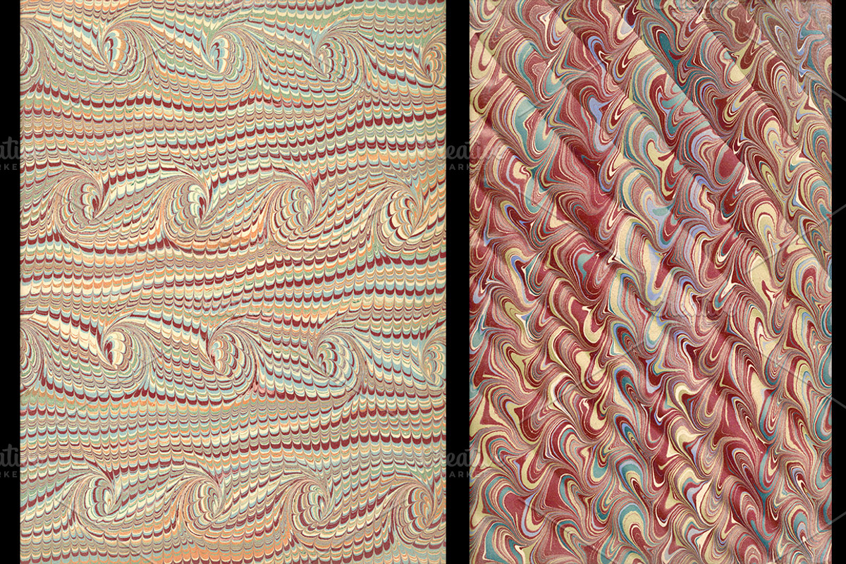Antique Endpaper Textures, a Texture Graphic by Blue Line Design (Photo 18 of 21)