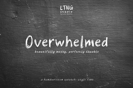 Overwhelmed handwritten