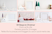 24 Christmas styled mockup images, a Print Template by Plums Pixel Love (Thumbnail 4 of 5)