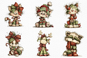 Whimsical Christmas Animals, an Illustration by Craft Nest (Thumbnail 2 of 6)