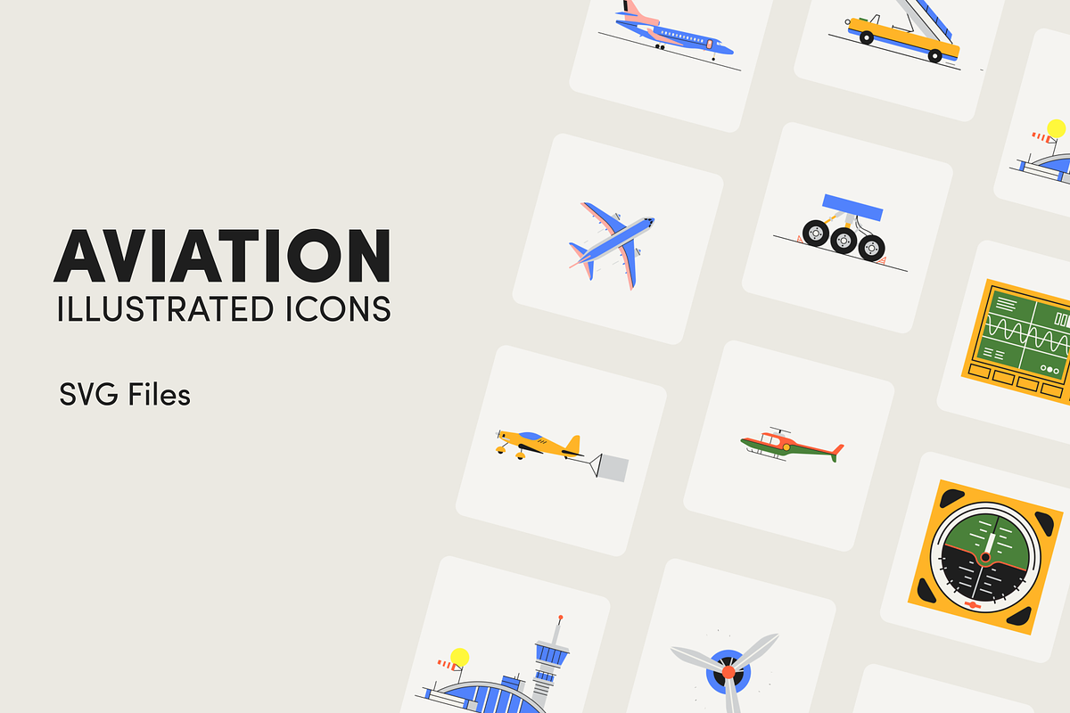 Aviation Icons, a Solid Icon by magictragic (Photo 1 of 2)
