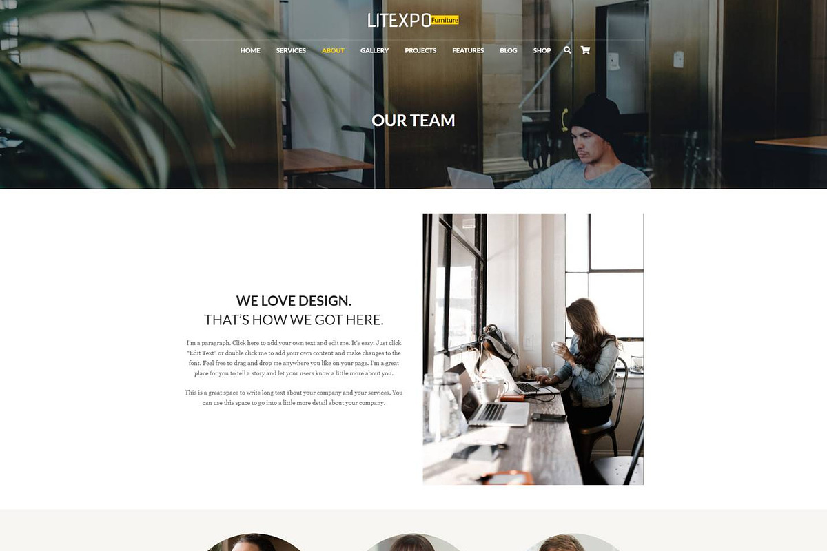 Litexpo - Furniture & Business, a WordPress Template by Cherry Wordpress Theme (Photo 5 of 10)