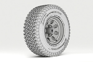 OFF ROAD WHEEL AND TIRE