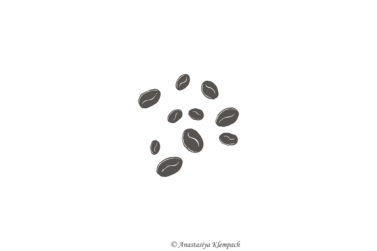 Purrfect Barista Hand Drawn Clipart, an Illustration by Anastasiya Klempach (Photo 9 of 13)