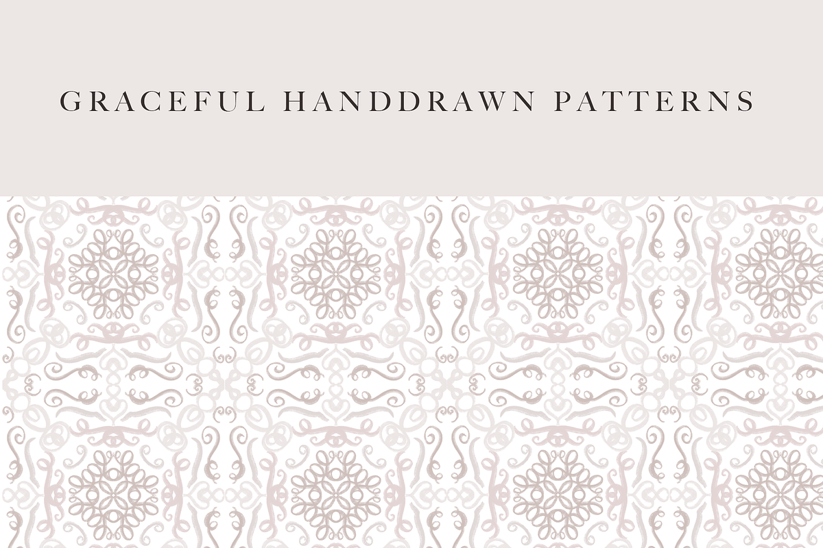Swirl Chic Seamless Pattern Kit, a Pattern Graphic by TheLegacyBrandingCo (Photo 3 of 5)