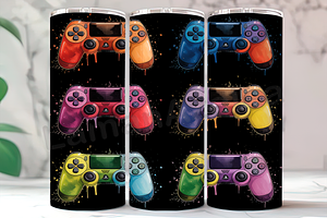 Gamer Life Console Tumbler, an Arts & Entertainment Photo by LamanAzalea