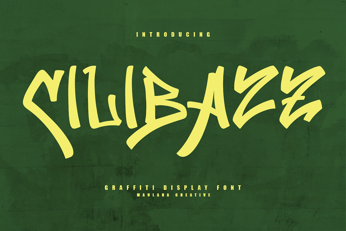 Cilibazz Graffiti Display Font, a Handwritten Font by Maulana Creative (Photo 1 of 7)