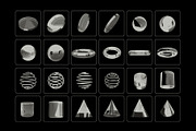 3D Geometric Meta Transparent Shapes, an Icon by neueworld (Thumbnail 5 of 5)