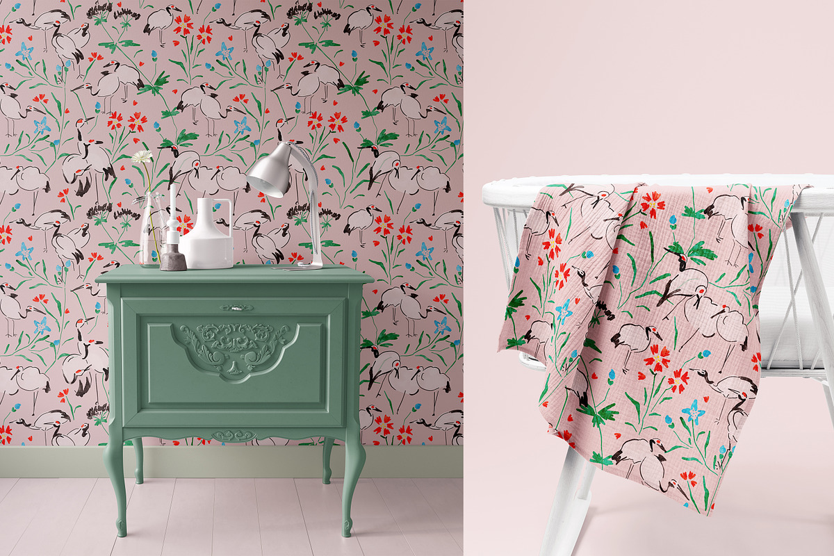 Japanese Artistry pattern collection, a Pattern Graphic by Mona Ahmed (Photo 6 of 8)