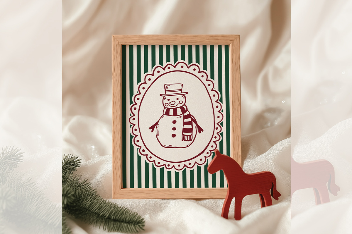 Whimsical Set Cozy Christmas p.2, a Seasonal Illustration by ViktoriyaD (Photo 21 of 25)
