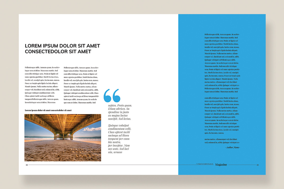 Magazine Template 09, a Magazine Template by pmvch (Photo 11 of 12)