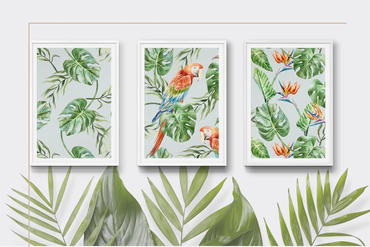 Tropical Vacation. Watercolor, a Seasonal Illustration by Farida Bik (Photo 16 of 16)