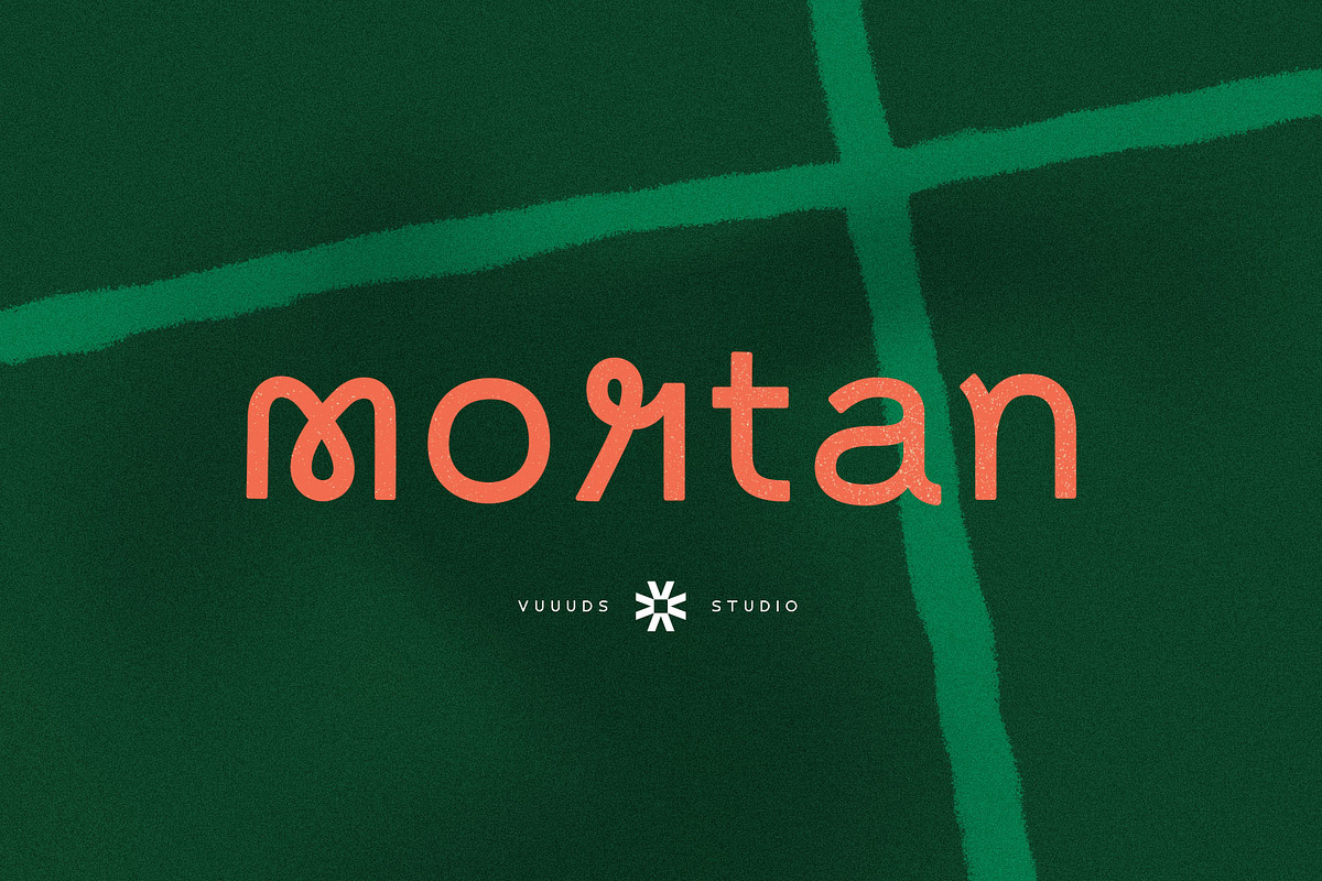 Mortan, a Sans Serif Font by vuuuds (Photo 1 of 11)