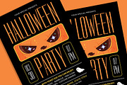 Halloween Party Flyer, a Flyer Template by Gumico Studio. (Thumbnail 2 of 3)
