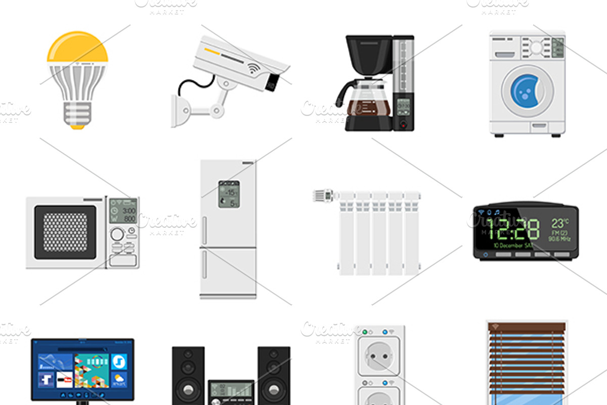 Smart House and internet of things, a Technology Illustration by TAlex (Photo 2 of 6)