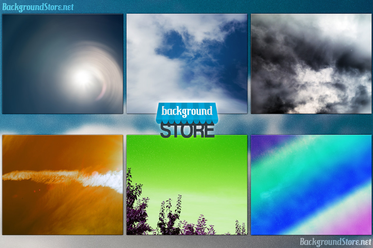 Sky Backgrounds Bundle preview 5