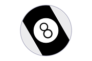 Pool Ball Vector Icon, an Icon by Pexelpy (Thumbnail 2 of 2)