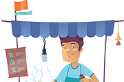Asian Street Kitchen, a Food Illustration by LEKS illustrations (Thumbnail 3 of 3)