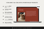 Wix Ceramics, Pottery Studio Website, a Wix Template by Sky Dore Design (Thumbnail 4 of 10)