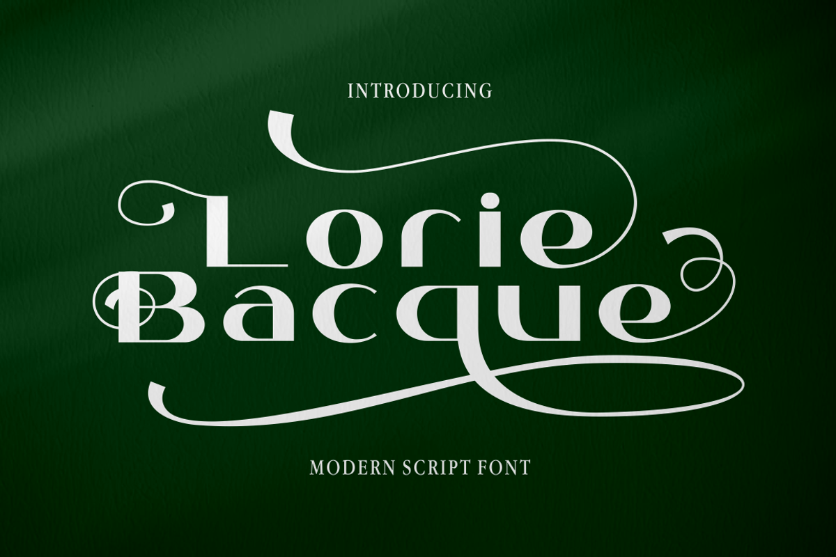 Lorie Bacque - Modern Sans Font, a Sans Serif Font by PutraCetol Studio (Photo 1 of 11)