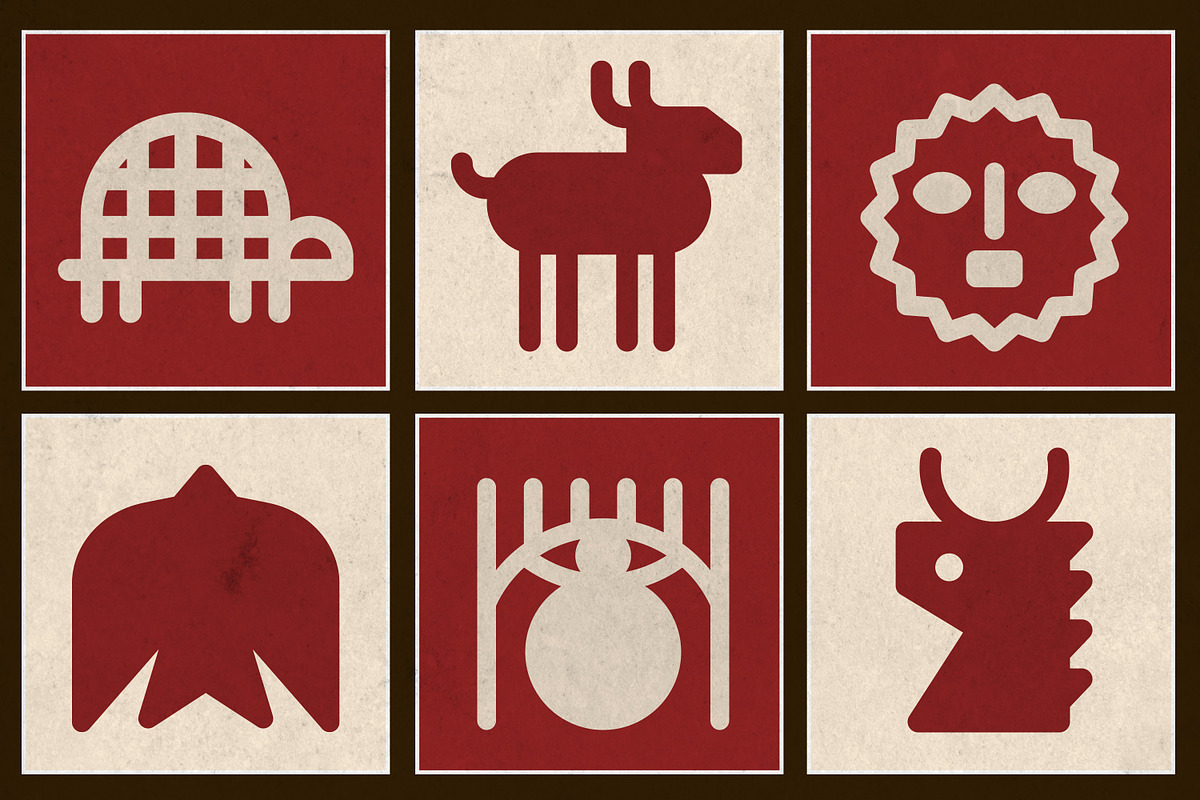 Ancient Folk Icons Vol 2, an Outline Icon by Tekuni (Photo 9 of 11)