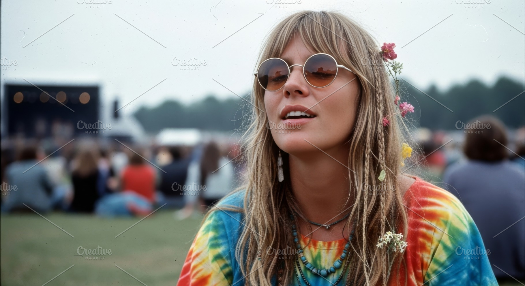 Young woman with flowers., a Beauty & Fashion Photo by MorningStar
