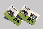 A4 Bi-Fold Brochure Mockup, an Advertising Mockup by safrizalstudio (Thumbnail 2 of 13)