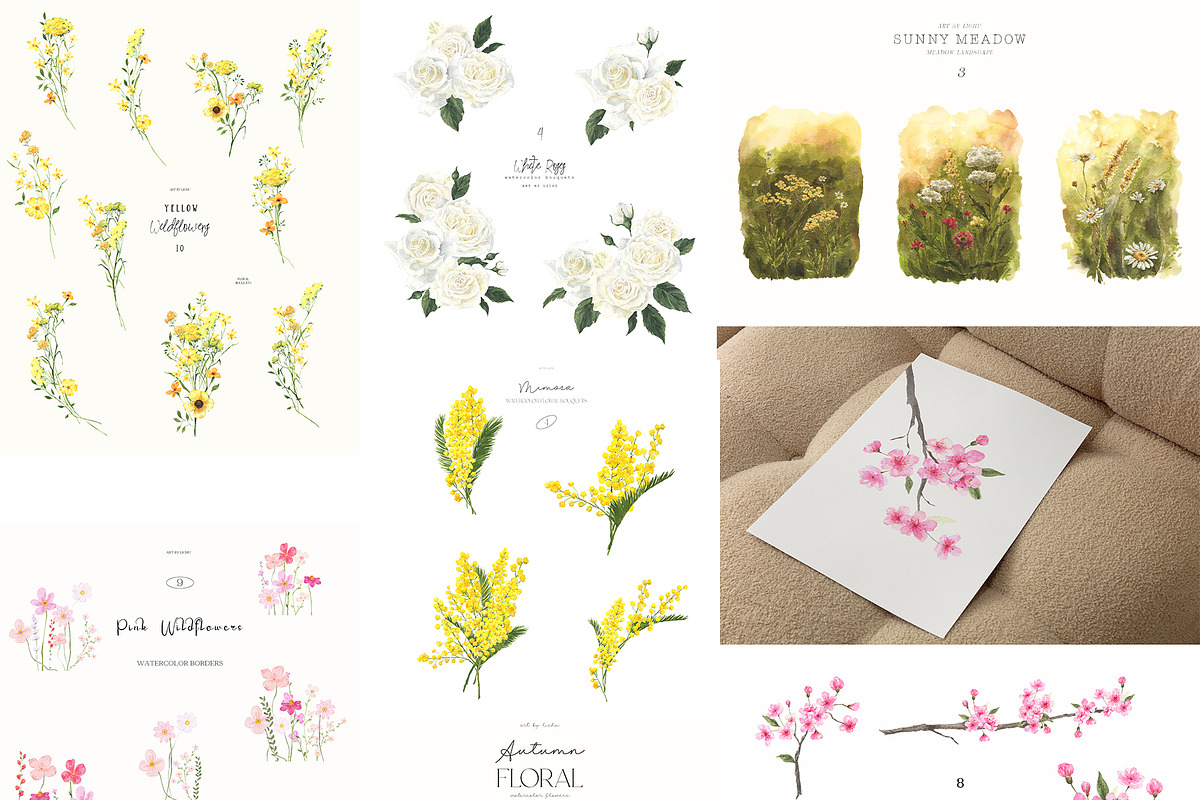 Whispered Archive 33 in 1 watercolor, a Seasonal Illustration by LiChu Art (Photo 9 of 10)
