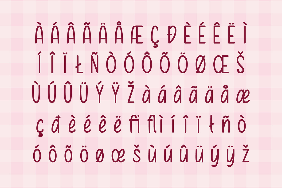 Pink Sky - Handwritten Font, a Handwritten Font by Pikgura (Photo 4 of 9)