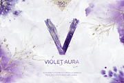 Violet Aura. Abstract design, a Texture Illustration by MiraEl Art (Thumbnail 1 of 29)