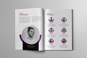 Creative Bifold Company Profile, a Brochure Template by VectStock (Thumbnail 3 of 6)