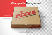Cardboard Pizza Box Mockup Pack, a Mockup by Remnand Studio (Thumbnail 7 of 12)