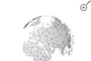 Bundle of 15Abstract 3D world globes, a Technology Illustration by VectorShop (Thumbnail 14 of 15)