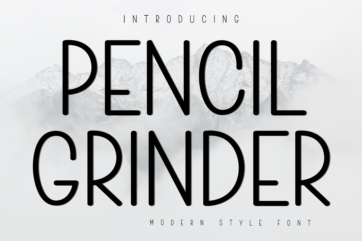 Pencil Grinder, a Sans Serif Font by FreshTypeINK (Photo 1 of 8)