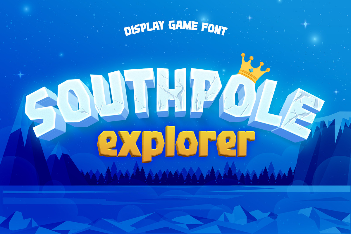 Southpole Explorer – Gaming Font, a Sans Serif Font by Pinisi ART (Photo 1 of 10)
