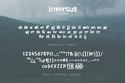 Inversus – a slab serif display font, a Slab Serif Font by chekart (Thumbnail 9 of 9)