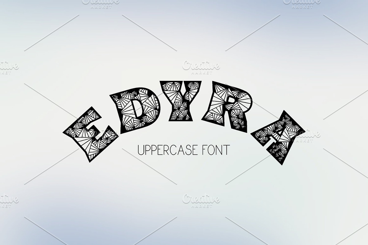 Edyra Font preview 2