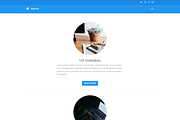 Material: Elegant Website Template, a Bootstrap Template by Devero (Thumbnail 6 of 9)