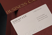 Professional Business Card Mockup, an Advertising Mockup by graphicsauce (Thumbnail 3 of 3)