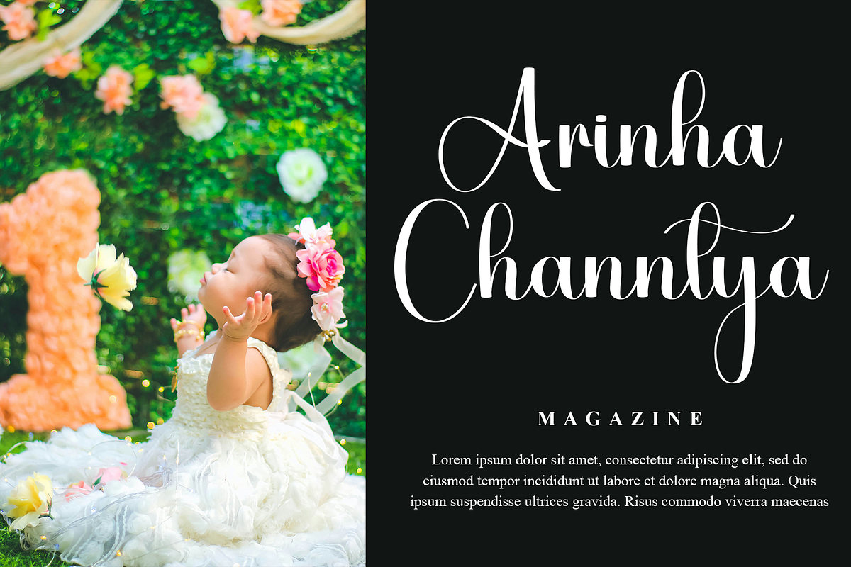 Birthday Darling, a Handwritten Font by InermediaSTUDIO (Photo 5 of 8)
