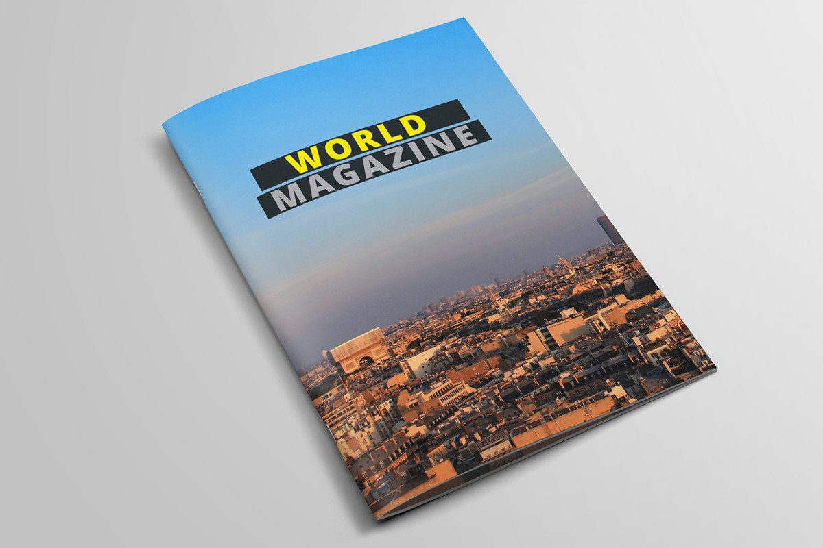 World Magazines, a Magazine Template by Graphic_Art (Photo 1 of 5)