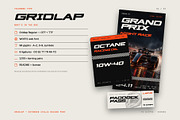 Gridlap – Racing Display Font, a Sans Serif Font by Yolk Vibes (Thumbnail 6 of 6)