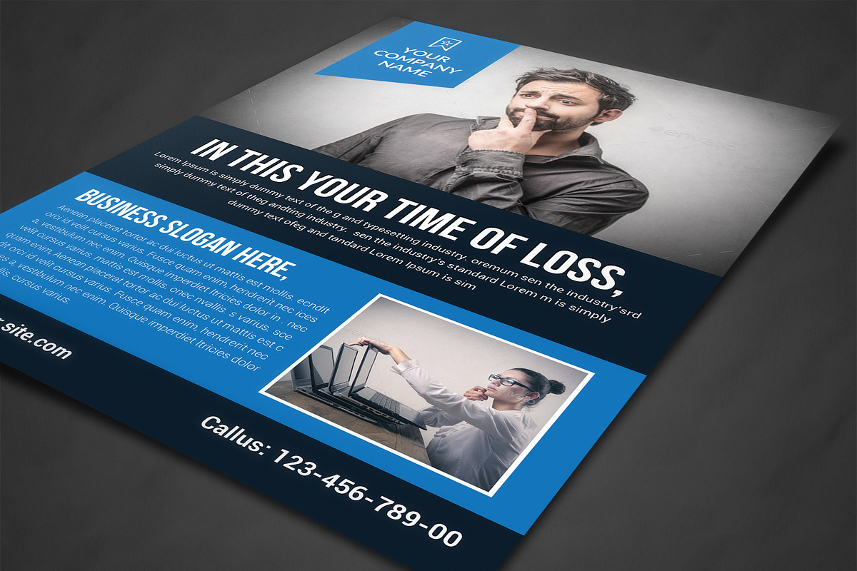 Creative Business Flyer Template, a Flyer Template by AfzaalGraphics (Photo 2 of 4)