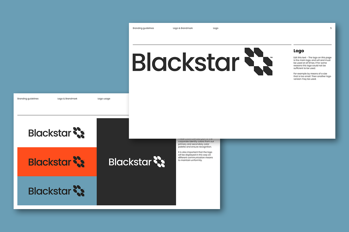 The Branding Guidelines Template, a Presentation Template by Typefool's Shop (Photo 5 of 10)