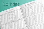 Cleaning Journal KDP Interior, a Templates & Theme by MatiArtShop (Thumbnail 2 of 2)
