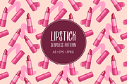 Lipsticks pattern, an Illustration by Cmeree (Thumbnail 1 of 3)
