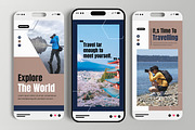Travel Social Media Post Story, a Social Media Template by MightyDesign (Thumbnail 1 of 6)