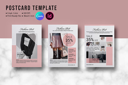 Fashion Postcard Flyer V1113, a Flyer Template by Template Shop