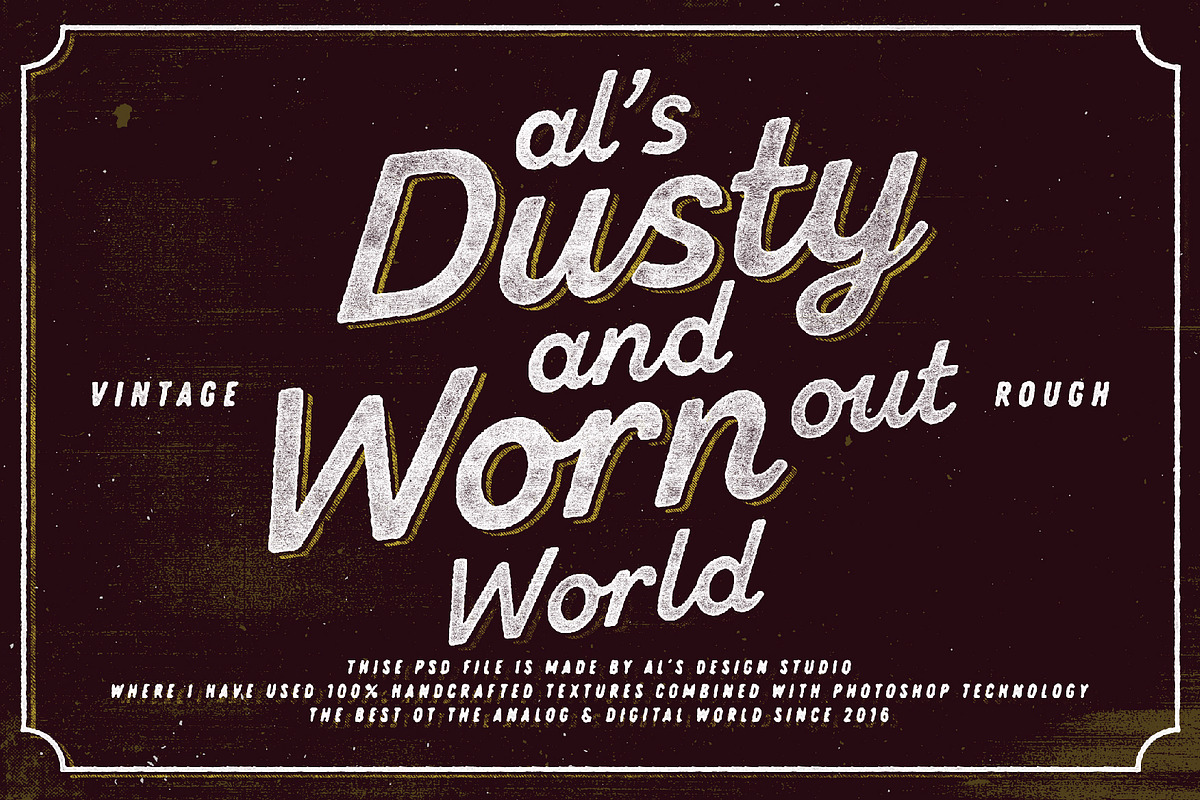 AL's Mini Photoshop Vintage Bundle, a Layer Style Add-On by AL's Design Studio (Photo 6 of 9)